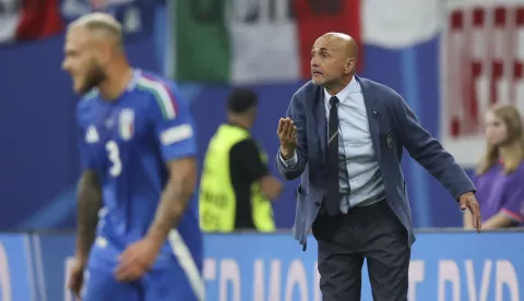 Leipzig, 24.06.2024. - Utakmica 3. kola skupine B na EURU nogometa&scaron;a Hrvatska - Italija. Na fotografiji izbornik talijanske nogometne reprezentacije Luciano Spalletti. foto HINA/ Daniel KASAP/ lsd