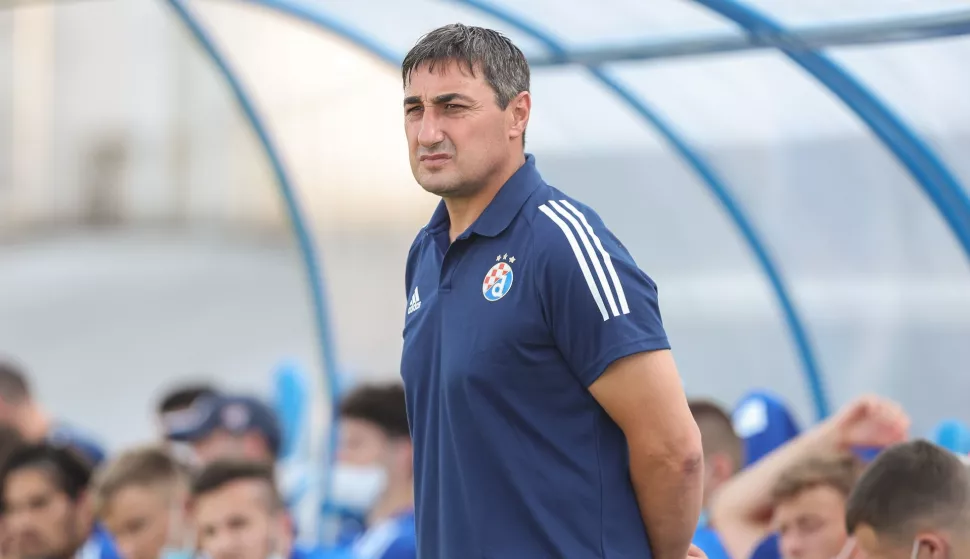13.08.2020., stadion Kranjceviceva, Zagreb - Druga HNL, 1. kolo, GNK Dinamo II - BSK Bjelo Brdo. Trener GNK Dinamo II Goce Sedloski. Photo: Luka Stanzl/PIXSELL