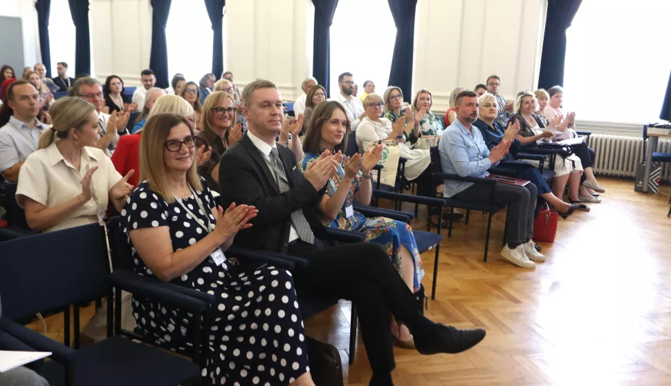 Osijek,11. 06. 2025, FFOS, Otvaranje kongresa Globalne i lokalne perspektive pedagogije.snimio GOJKO MITIĆ