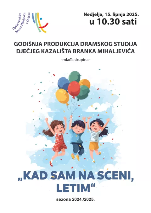 Produkcije Dramskog studija za osnovnoškolce 2025. - mlađa grupa