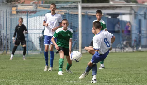Osijek, 22. 06. 2024., Olimpija, 21. Memorijal Marko Svrtan, nogomet, djeca, finale - Osijek-Hypo limac SNIMIO BRUNO JOBST