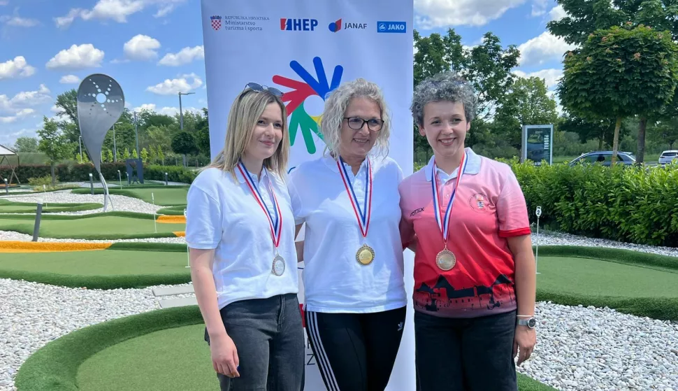 Gluhe sporta&scaron;ice osvojil ezlato i srebro na prvenstvu u mini golfu