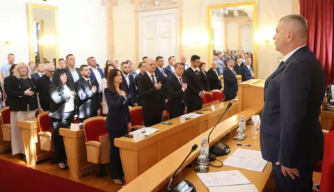 Konstituirajuća sjednica novog saziva SKupštine Osječko-baranjske županijeOsijek, 12. lipnja 2025.Foto: OBŽ