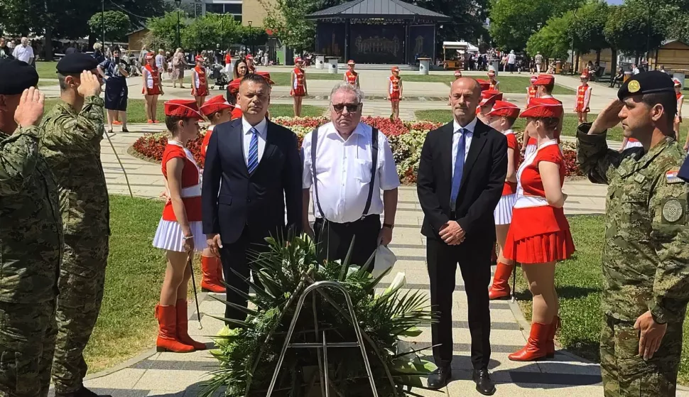 NAŠICE - LIPANJ 2025. - Odavanje počasti braniteljima SNIMIO: VLADIMIR GRGURIĆ