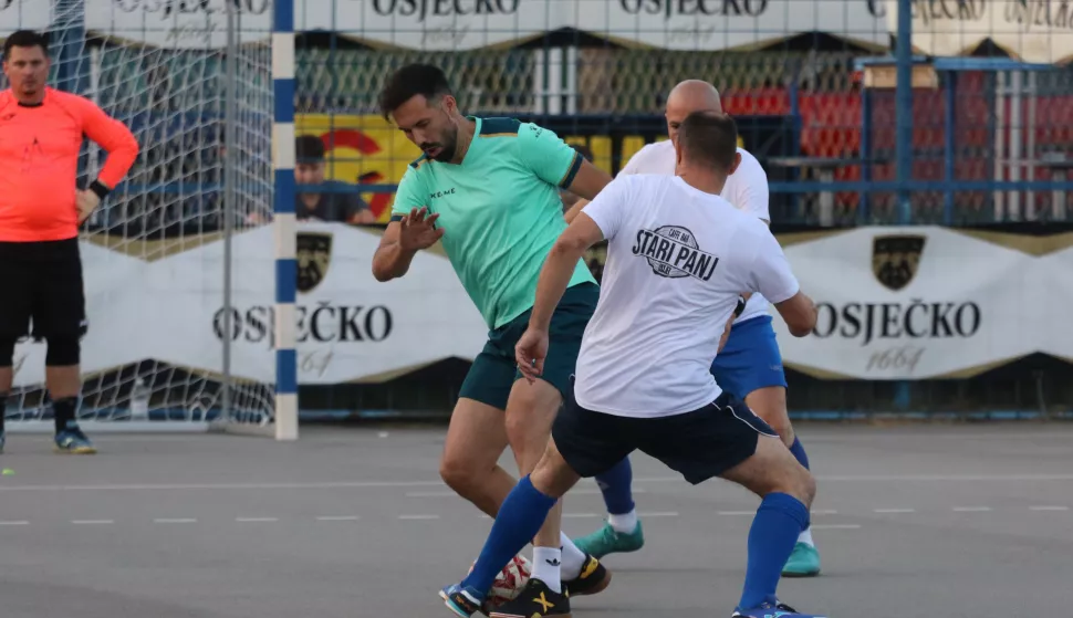 Osijek, 12. 06. 2025, Igralište Olimpije, Zeleno polje, malonogometni turnir, Tri kornera penal.snimio GOJKO MITIĆ