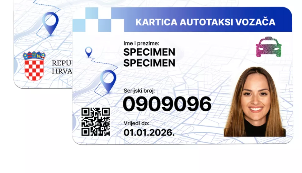 kartica autotaksi vozaca