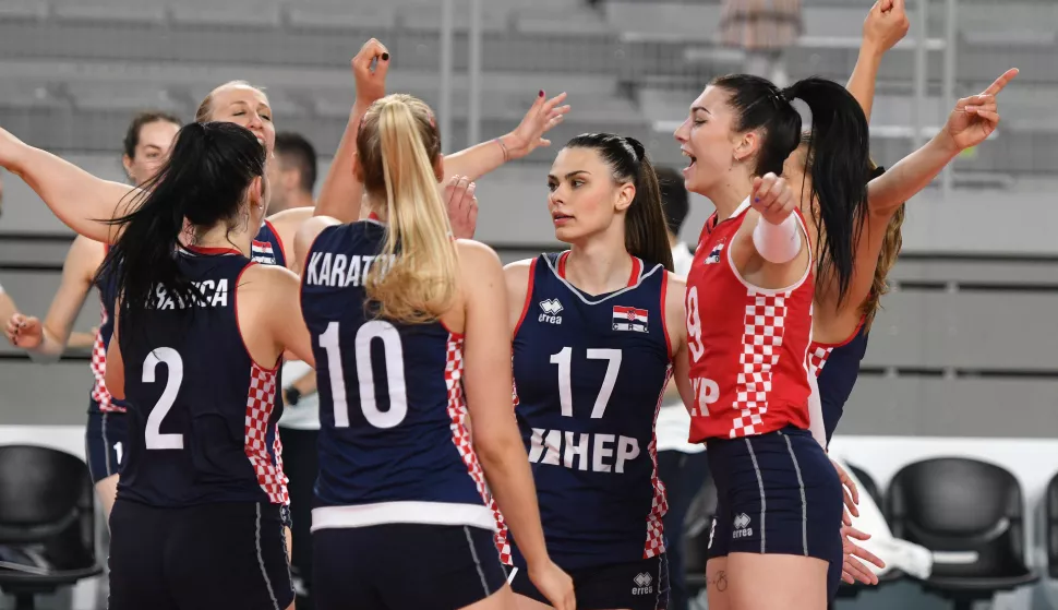 28.05.2022., Varazdin, Arena Varazdin - Zlatna europska liga odbojkasica, Hrvatska - Slovacka. Lea Deak Photo: Vjeran Zganec-Rogulja/PIXSELL