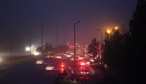epa12172665 Smoke rises from a fire after an Israeli attack in Tehran, Iran, 13 June 2025. Israel confirms it has launched strikes on Iran's 'nuclear program' as blasts are heard across the country. The strikes are part of Operation Rising Lion, Israel's Prime Minister Benjamin Netanyahu said, adding Iran was a threat to "Israel's very survival". EPA/ABEDIN TAHERKENAREH HANDOUT EDITORIAL USE ONLY/NO SALES