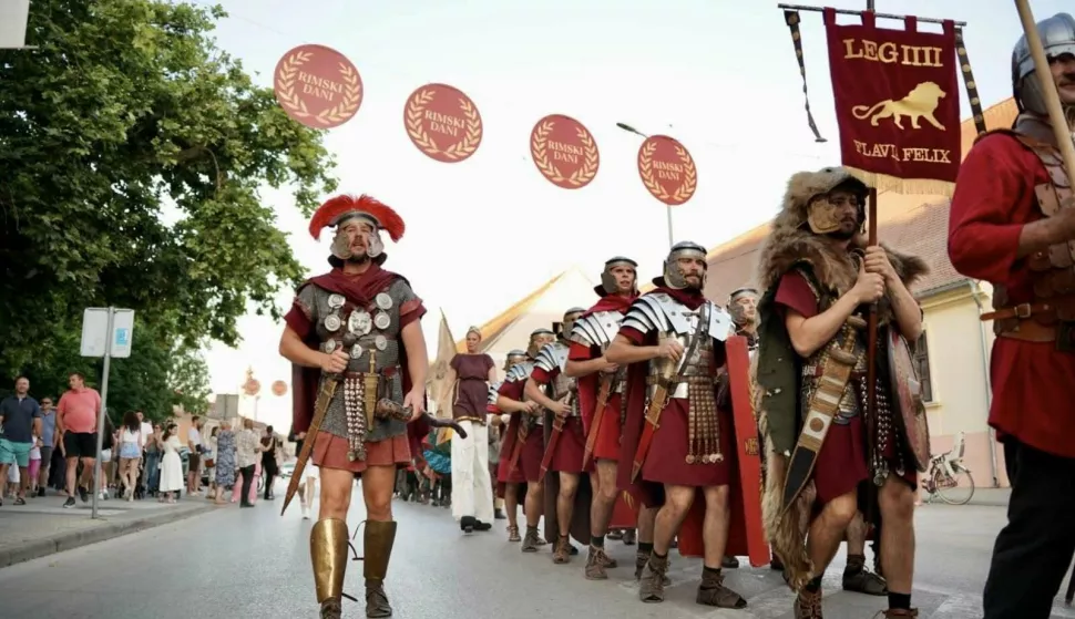 Vinkovci – Rimkovci oživjeli sjećanja na rimske dane Colonie Aurelie Cibalae Rimski dani 2025