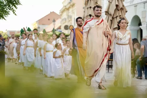 Vinkovci – Rimkovci oživjeli sjećanja na rimske dane Colonie Aurelie Cibalae Rimski dani 2025
