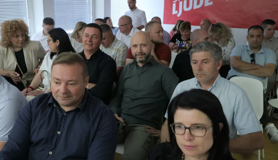 Zagreb.14.6.2025.Održana je sjednica Glavnog odbora SDP-a. Na slici Mihael Zmajlović.Foto HINA/ Tomislav Pavlek/ tp..I