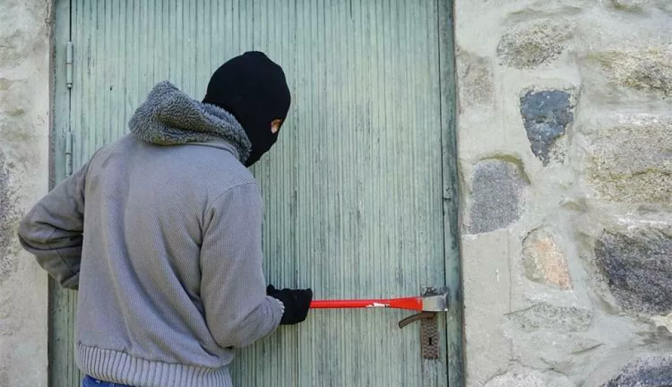 Uhvaćeni provalnici, provala, ilustracija