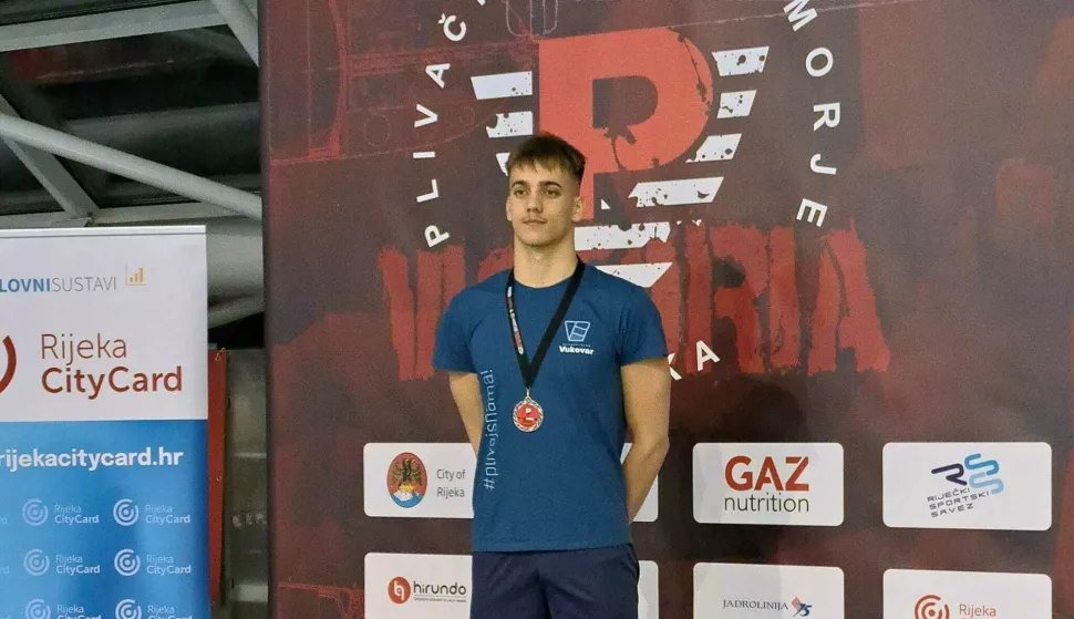 Luka Čarapović PLIVAČKI KLUB VUKOVARFOTO: PK VUKOVAR/IVAN KOŠČEVIĆOŽUJAK 2025