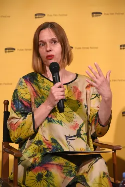 28.05.2024., Pula: U Puli je odrzana tiskovna konferencija povodom ovogodisnjeg 71. Pulskog filmskog festivala. Tom su prigodom najavljene organizacijske novosti, te ovogodisnji program. Na fotografiji, s lijeva: Mario Kozina, Tanja Milicic; Kresimir Partl i Danijel Pek. Photo: Sasa Miljevic/PIXSELL/PIXSELL