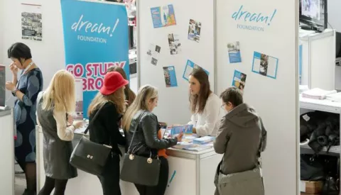 13.10.2015. Zagreb - Nacionalna sveucilisna knjiznica, otvorenje Sajma stipendija i visokog obrazovanja.Photo: Goran Jakus/PIXSELL------3 stupca colornovosti