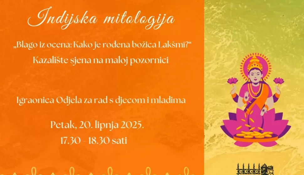 Indijska mitologija - radionica za djecu GISKO plakat