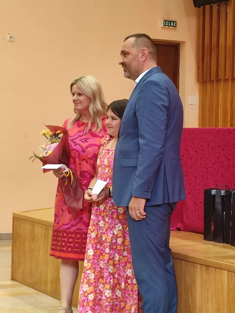 Nagrađena učenicafoto: Marija Lešić Omerović