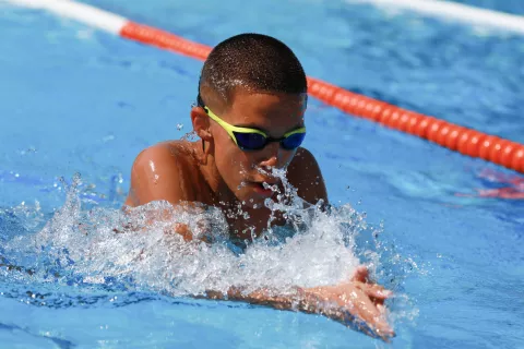 Revija plivačke mladosti na bazenu Copacabane