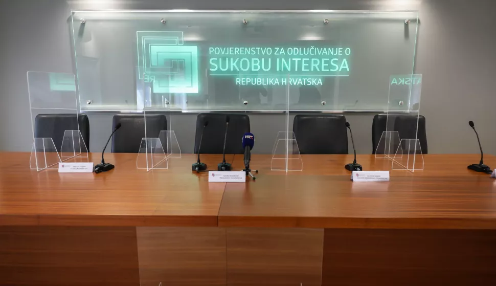 15.10.2021., Zagreb - Sjednica Povjerenstva za odlucivanje o sukobu interesa. Photo: Jurica Galoic/PIXSELL