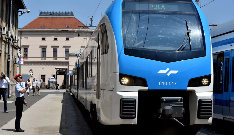 Zagreb, 20.06.2025 (novosti) - ponovo uspostavljena zeljeznicka linija Zagreb-Ljubljana-Pula.foto Davor Kovacevicnovosti