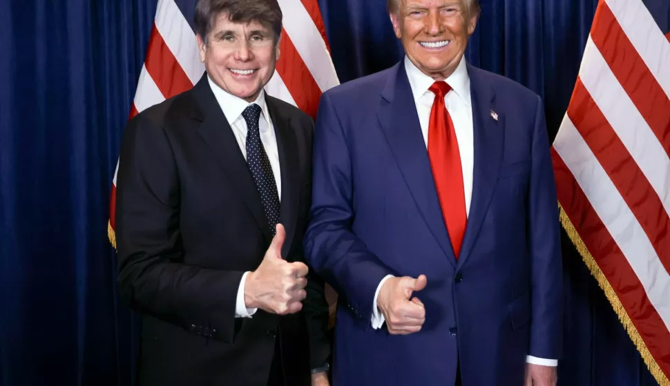 MOSTAR, 23. lipnja 2025. (Hina) - Bivši guverner američke savezne države Ilinoisa Rod Blagojevich izjavio je u ponedjeljak u Banja Luci da su srpski čelnik u Bosni i Hercegovini Milorad Dodik, jednako kao i američki predsjednik Donald Trump i on sam, bili žrtve političkog progona.