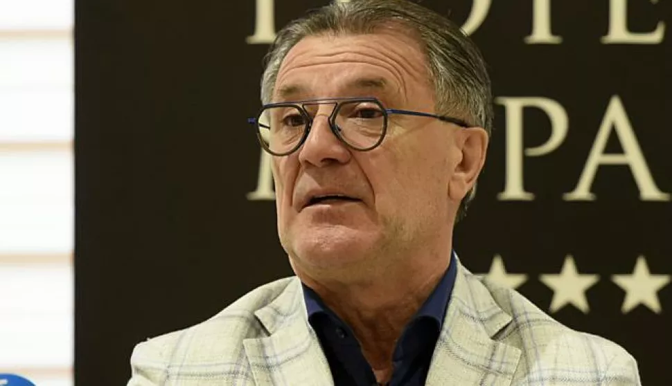 Mostar,16.03.2021 - Konferencija za novinare Zdravka mamića.foto HINA/ Mario STRMOTIC/ ms