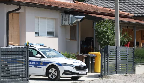 24.06.2025. Zagreb - Jutros je uhićen Andrej B., bivši suprug Andreje K., ubijene 13. lipnja sa svojim partnerom Marijanom C. na zagrebačkom Markuševcu. U tijeku je policijska pretraga kuće bivšeg supruga, na širem području Sesveta. Photo: Matija Habljak/PIXSELL Photo: Matija Habljak/PIXSELL