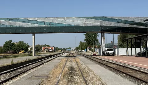 Osijek, 25. 06. 2025., Željeznički kolodvor, željeznički nathodnik, nathodnik, sanacija, kompletna sanacija, dotrajalost, SNIMIO BRUNO JOBST