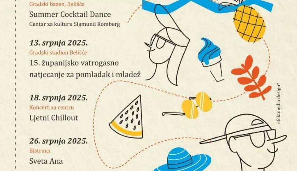 Ljeto u Beli&scaron;ću - plakat 2025.