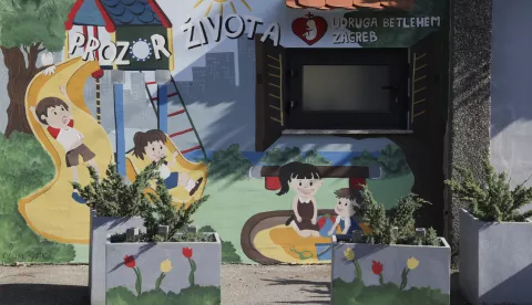 Zagreb, 24.06.2025. - U tzv. "prozoru za život" Udruge Betlehema, koji je smješten u prostorijama Samostana pohoda Marijina, noćas je ostavljeno dijete, izvijestilo je u utorak Ministarstvo rada, mirovinskoga sustava, obitelji i socijalne politike. foto HINA/ Lana SLIVAR DOMINIĆ/ lsd