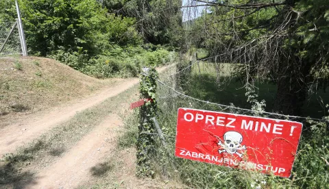 26.06.2025., Ogulin - U prostoru bivseg vojnog skladista u Ostarijama poginuo pirotehnicar. Photo: Kristina Stedul Fabac/PIXSELL