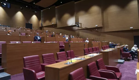 Zagreb, 24.06.2025. - Nastavak 6. sjednice Hrvatskog sabora. foto HINA/ Lana SLIVAR DOMINIĆ/ lsd