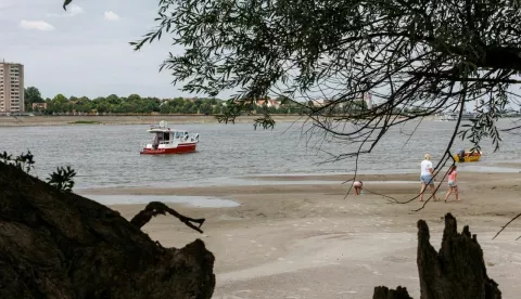 Pješčane plaže na Vukovarskoj adi