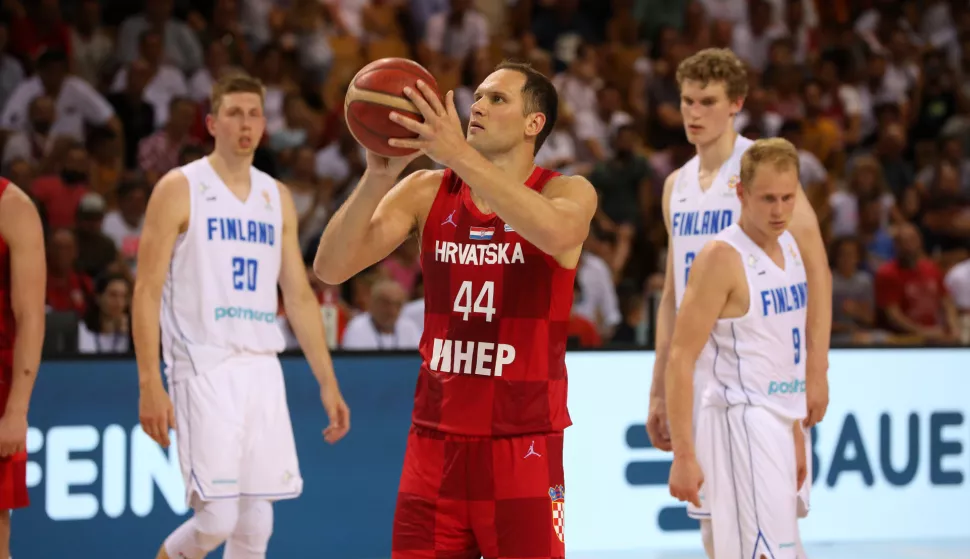 03.07.2022., Rijeka - Dvorana Zamet.FIBA kvalifikacijska utakmica za Svjetdsko prvenstvo u kosarci, Hrvatska - Finska Photo: Goran Kovacic/PIXSELL