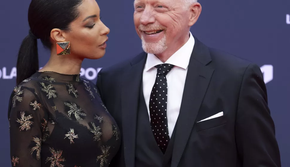 Lilian de Carvalho Monteiro and Boris Becker attend 'the Laureus World Sports 2025' Photocall at Galer?a de Cristal. (Photo by Nacho Lopez/SOPA Images/Sipa USA) Photo: SOPA Images/SIPA USA