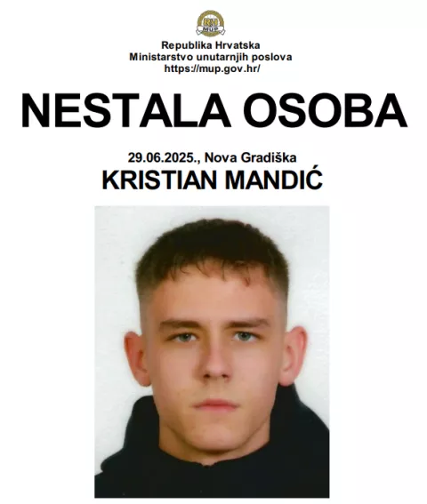 nestali kristian mandić