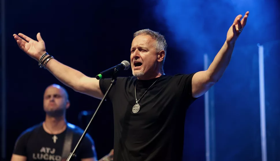 01.05.2025., Split - Duhovno humanitarni koncert "Split slavi, moli, voli". Marko Perkovic Thompson Photo: Ivana Ivanovic/PIXSELL