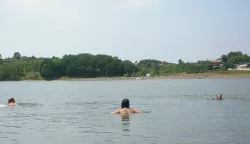  ﻿NAŠICE - Umjetno jezero Lapovac, površine oko 80 hektara, glavno i najposjećenije izletište Našičana, srpanj 2014.Autor: SNJEŽANA FRIDL