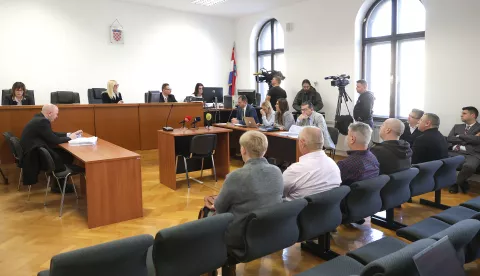 Osijek, 04. 02. 2025., Županijski sud Osijek, Damir Dekanić, suđenjeSNIMIO BRUNO JOBST