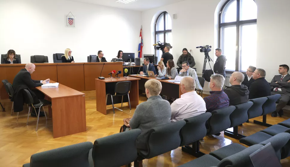 Osijek, 04. 02. 2025., Županijski sud Osijek, Damir Dekanić, suđenjeSNIMIO BRUNO JOBST