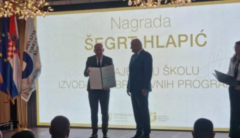 ĐakovoČetvrti put SSŠ Antuna Horvata u Đakovu osvojila Nagradu Šegrt HlapićSrpanj 2025.