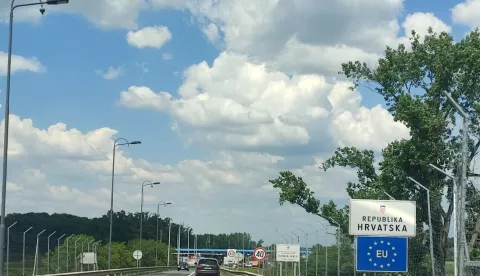 Ulazak u RH, Županja, svibanj 2024.snimila Marija Lešić Omerovićgranica, granični prijelaz