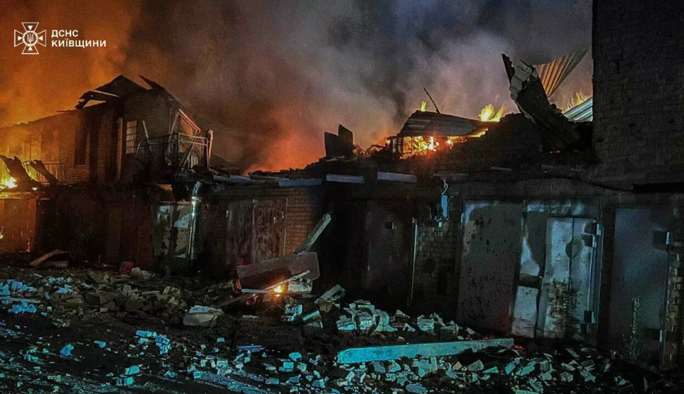 Napad dronovima na Kijev, twitter, X