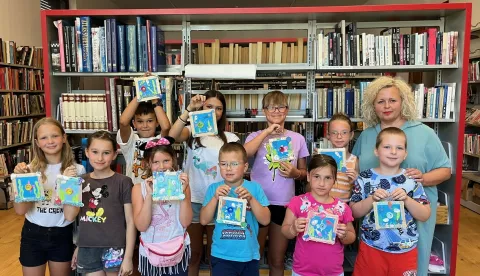 BELIŠĆE - U Gradskoj knjižnici i čitaonici održana je prva ovogodišnja kreativna ljetna radionica.srpanj 2025.