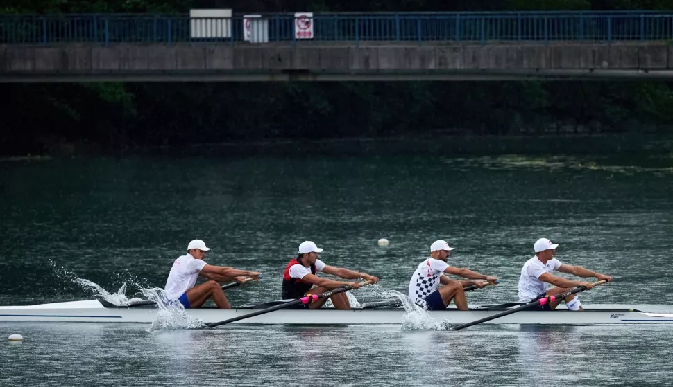          DEBI U ČETVERCU NA EUROPSKOM PRVENSTVU U PLOVDIVU, SVIBANJ 2025BRAĆA LONČARIĆ, BRAĆA SINKOVIĆFOTO: USTUPLJENA FOTOGRAFIJA/Neven Fistrić