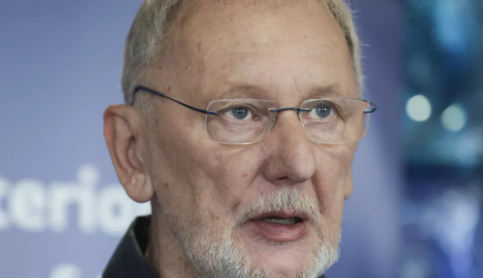 Zagreb, 05.07.2025. - Konferencija za medije MUP-ovog Stožera za provedbu mjera sigurnosti povodom održavanja koncerta Marka Perkovića Thompsona. Na fotografiji potpredsjednik Vlade i ministar unutarnjih poslova Davor Božinović. foto HINA/ Lana SLIVAR DOMINIĆ/ lsd