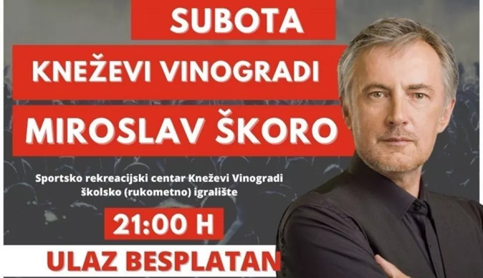Koncert Miroslava &Scaron;kore i fi&scaron;ijada
