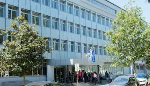 OSIJEK- 30.06.2020., Park kralja Zvonimira, zavrsna konferencija projekta Energetska obnova zgrade HZMO i HZZO u Osijeku..FotoAndrea Ilakovac