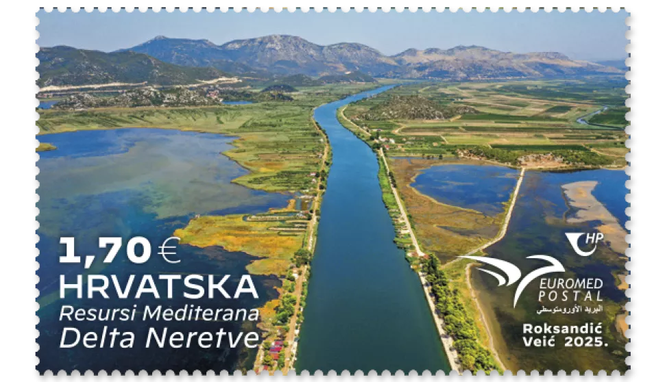 Hrvatska pošta. marka Neretva. srpanj 2025.