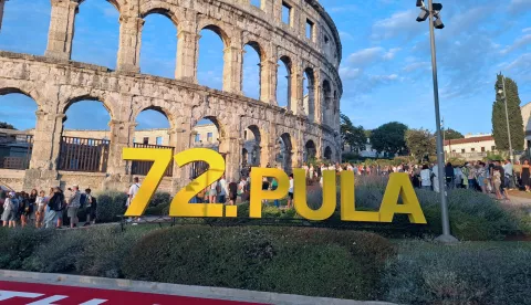 Pula, 10.7.2025.- Sve?ano otvorenje 72. Pulskog filmskog festivala. foto HINA/ Daniel SPONZA/ ua